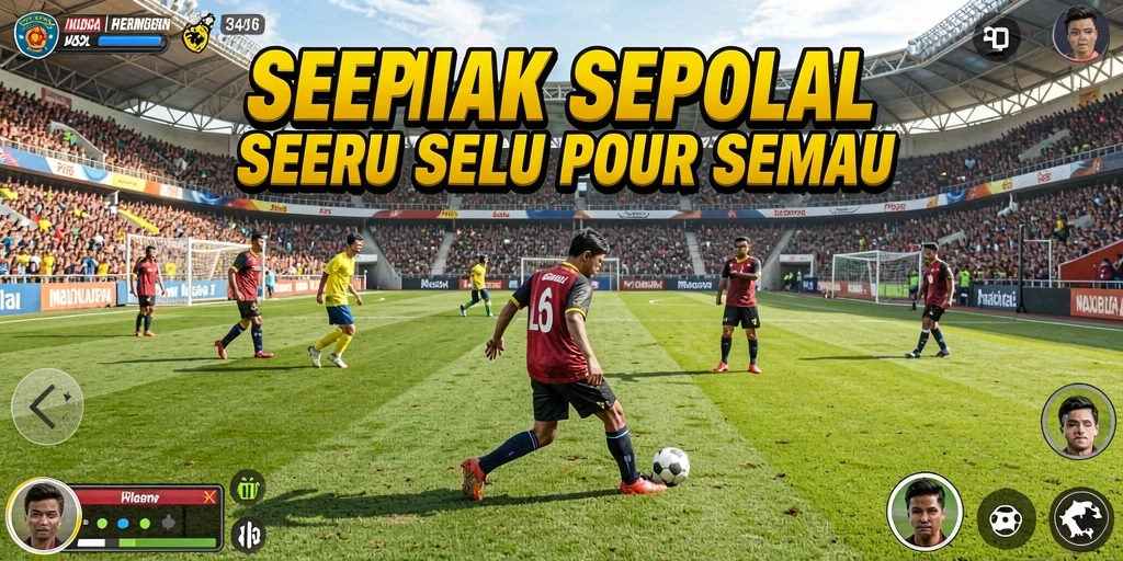 Tampilan gameplay sepak bola yang mendebarkan di 3446.