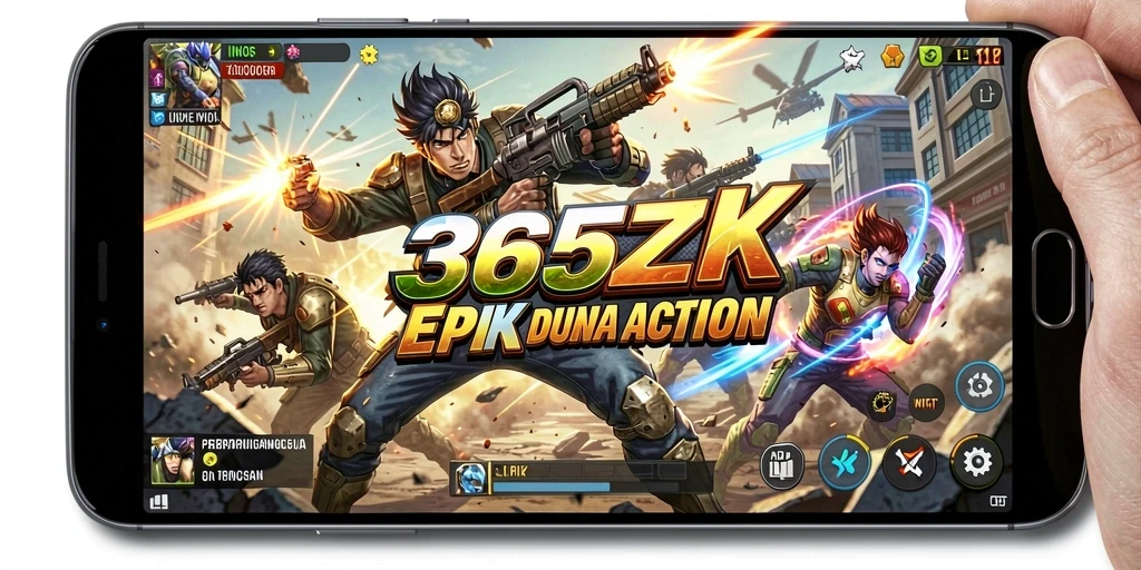 Tampilan aksi seru dalam gameplay 365ZK dengan grafik menawan.