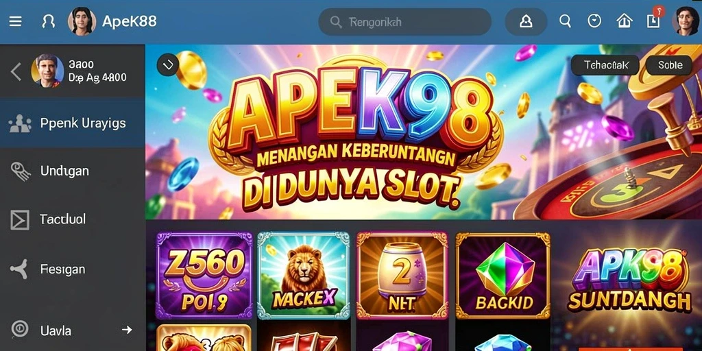 Tampilan gameplay APEK88 yang menarik dengan fitur Slot yang seru.