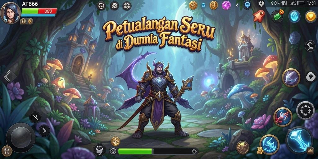 Gameplay seru AT866 di dunia petualangan yang fantastis.