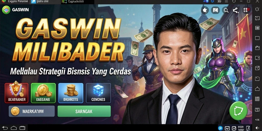 GASWIN menampilkan gameplay Tycoon yang seru dan mendebarkan.
