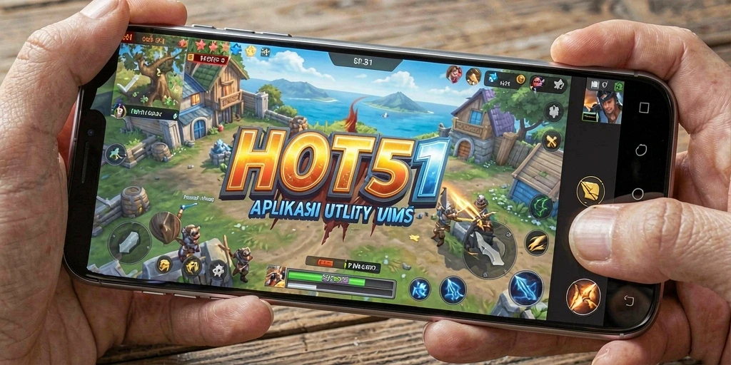 Screenshot utama HOT51 menunjukkan fitur pengingat dan manajemen tugas yang efektif.