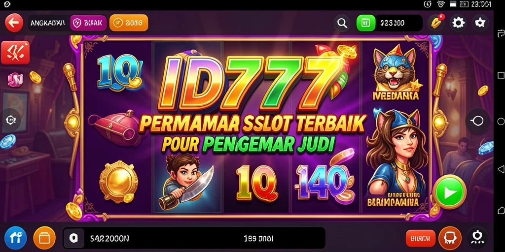 Tampilan gameplay Slot ID777 yang menarik dan penuh warna.