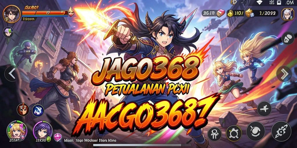 Tampilan gameplay menarik dengan karakter Anime yang dinamis.