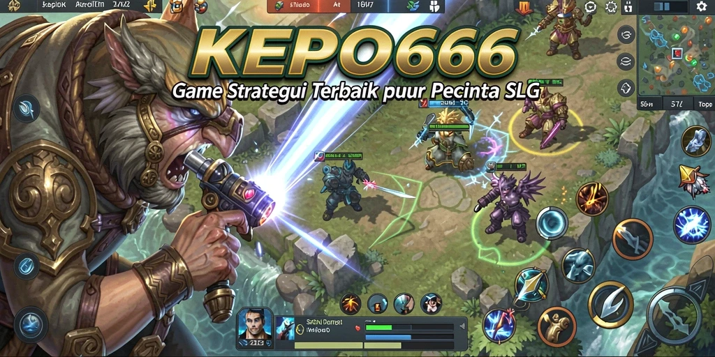 Screenshot utama KEPO66 menunjukkan pertempuran strategi yang mendebarkan.