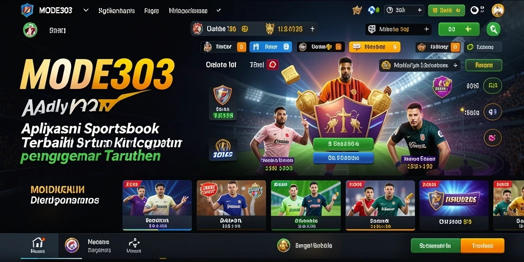Tampilan gameplay Sportsbook yang interaktif dan menarik.