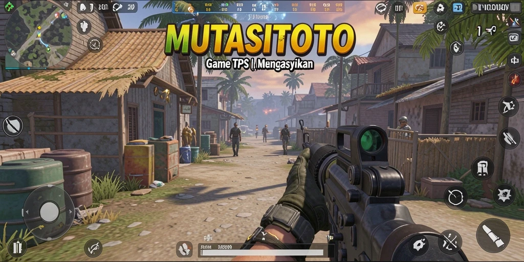 Tampilan screenshot gameplay seru MUTASITOTO dengan pertarungan intens.