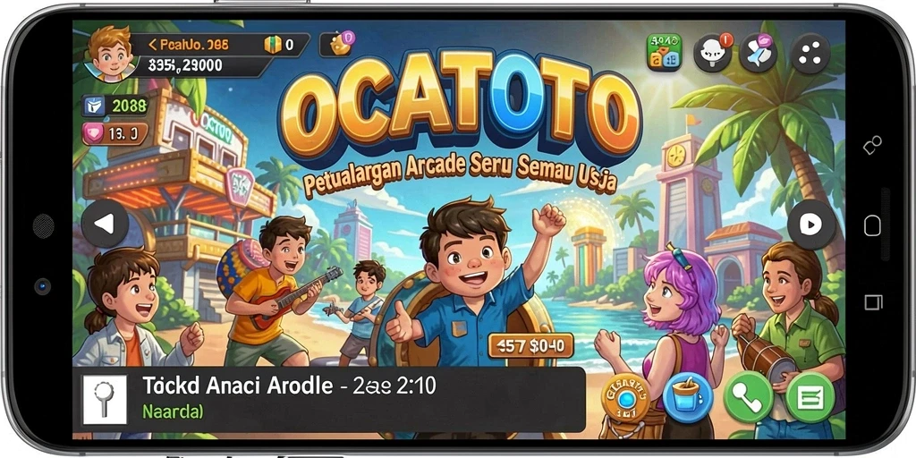 Screenshot OCATOTO menampilkan gameplay seru dan karakter unik.
