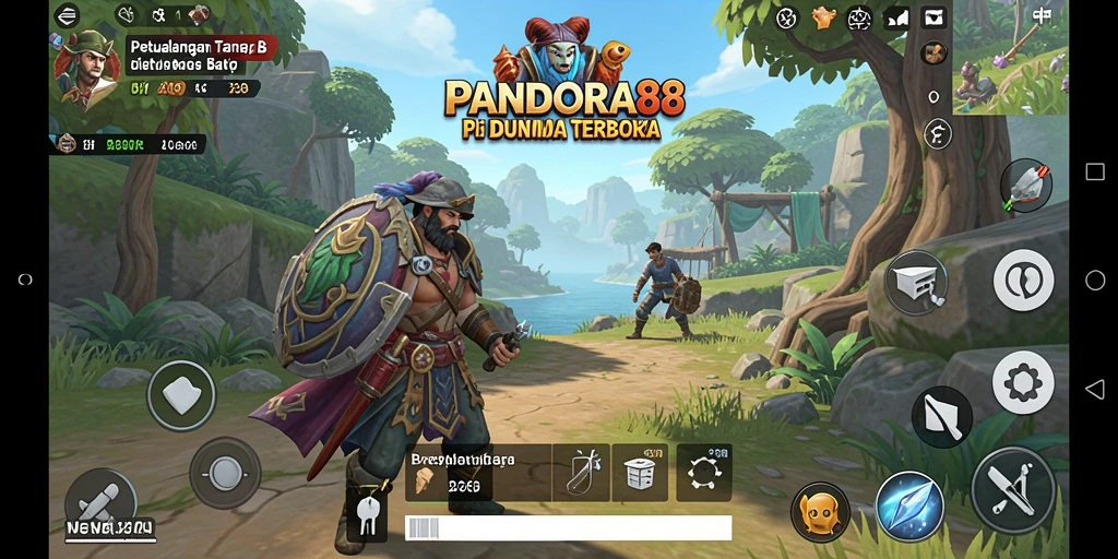 Gameplay PANDORA88 yang menampilkan petualangan Open World yang seru.