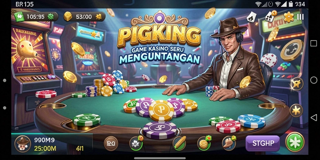 Screenshot PGKING menampilkan keseruan permainan Kasino yang mendebarkan.