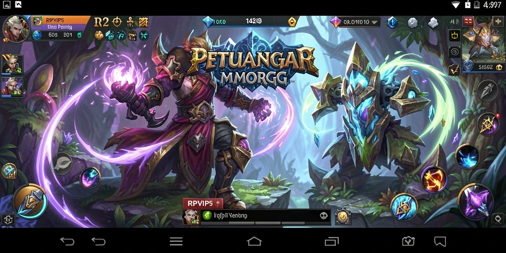 Screenshot gameplay seru di dunia MMORPG RPVIP5.