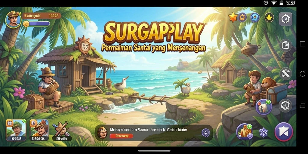 Tampilan gameplay SURGAPLAY yang menarik dan menyenangkan