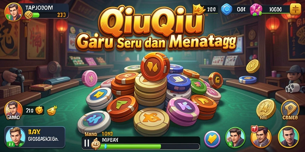 Tampilan gameplay seru QiuQiu di TAPJOY.