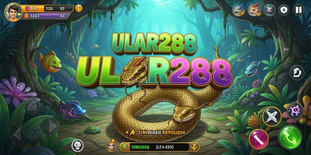 Screenshot ULAR288 menampilkan karakter dalam momen interaksi sosial yang dinamis.