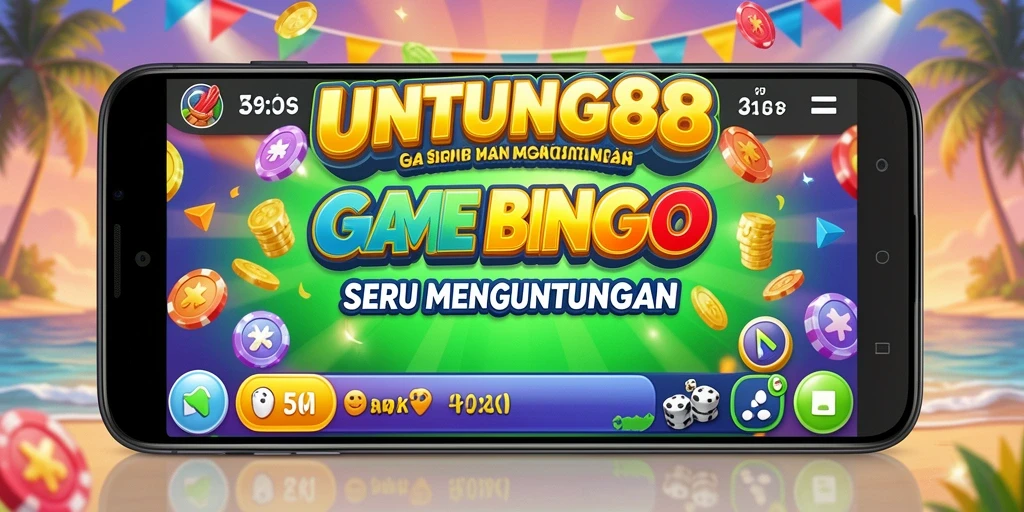 Tampilan screenshot utama UNTUNG88, menunjukkan permainan Bingo yang seru.
