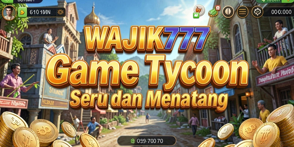 Gameplay seru WAJIK777 dengan manajemen bisnis yang menantang.