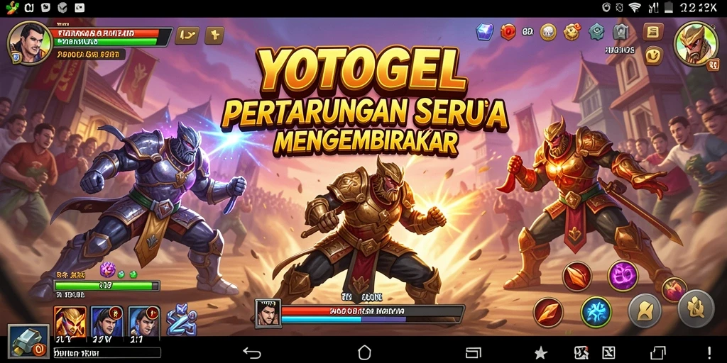 Tampilan gameplay YOTOGEL yang mendebarkan dan seru.